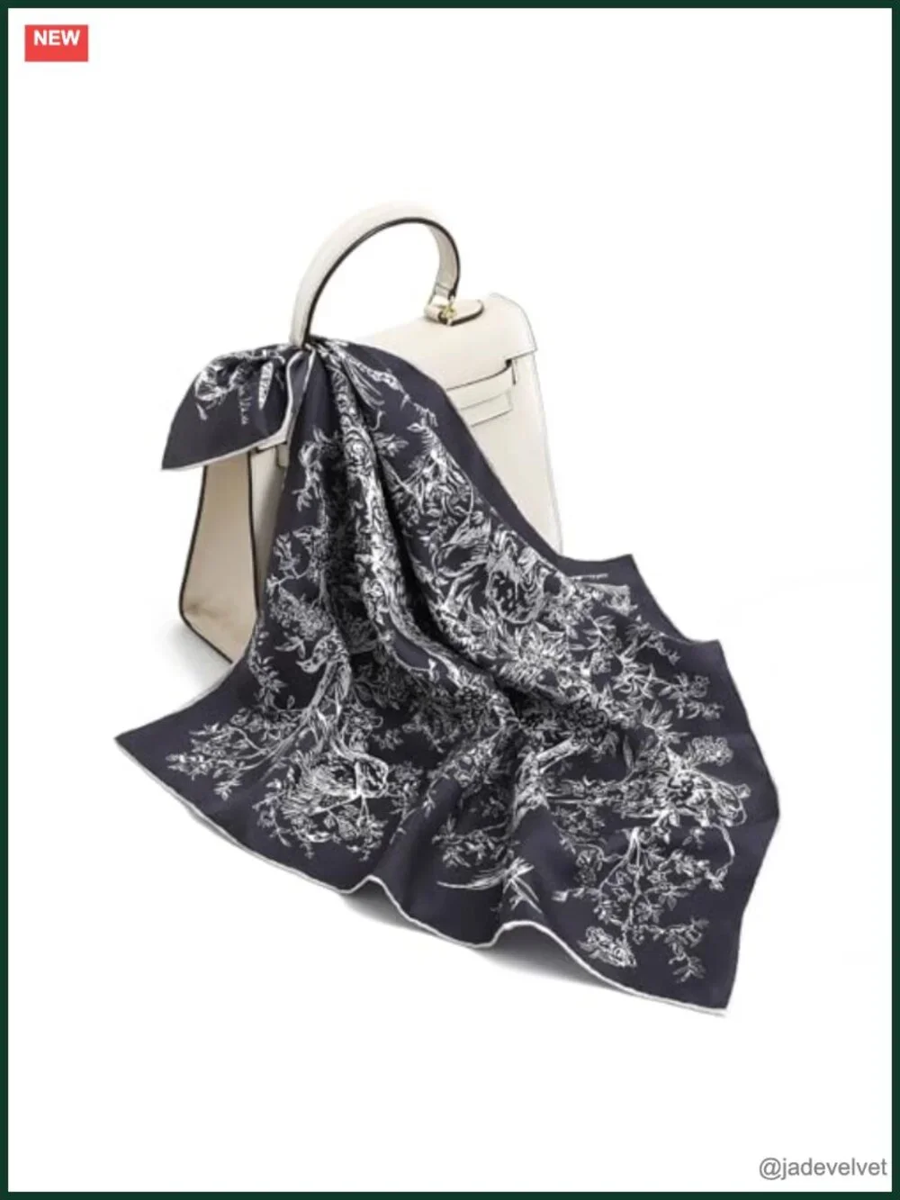 100% Pure Mulberry Silk Square Scarf 14MM Gift Wrap